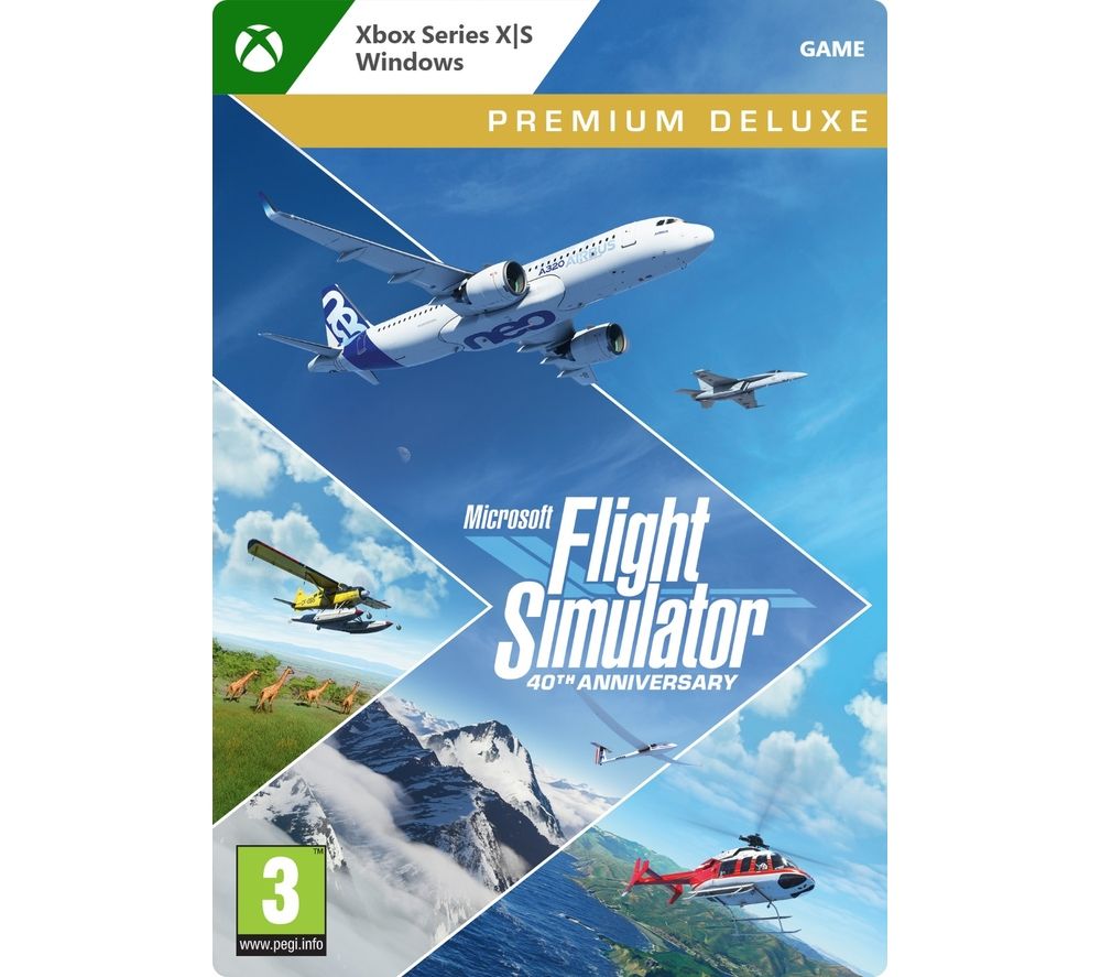 Microsoft Flight Simulator 40th Anniversary Premium Deluxe Edition - Xbox Series X|S & PC, Download