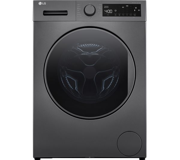 Image of LG Steam F4T209SSE 9 kg 1400 Spin Washing Machine - Dark Silver