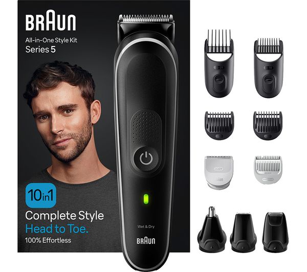 Braun Mgk5440 Wet Dry 10 In 1 Styling Kit Black Grey