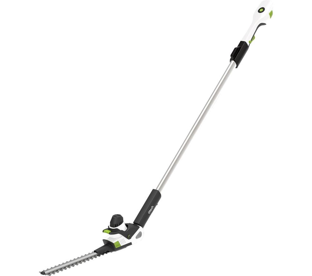 Long Reach HT50 Cordless Hedge Trimmer - White
