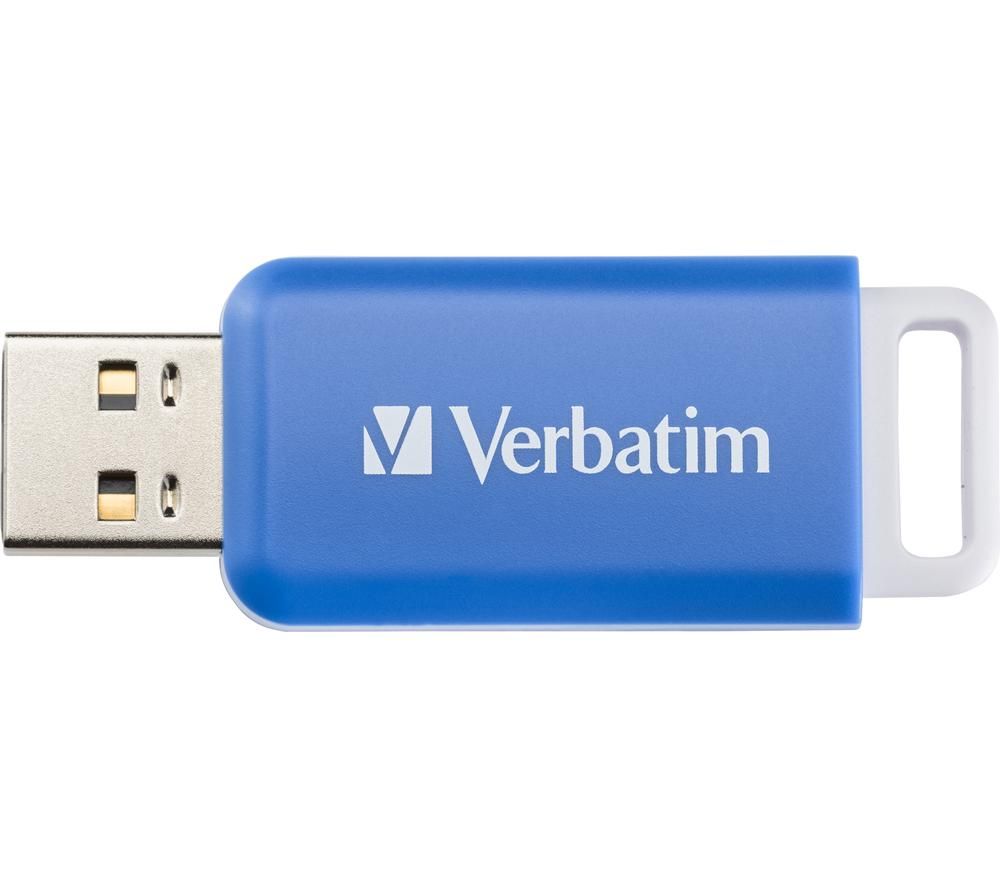 DataBar USB 2.0 Memory Stick - 64 GB, Blue