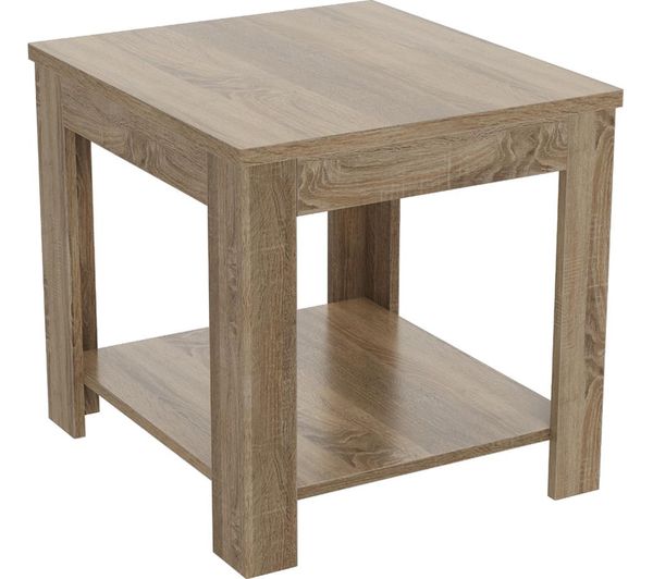 Avf Calibre 500 Mm Side Tv Stand Rustic Sawn Oak