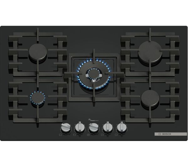 Bosch Series 6 Ppq7a6i40 75 Cm Gas Hob Black