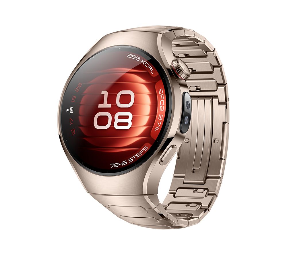 Watch 5 - Stainless Gold, Fluoroelastomer Strap, 42 mm