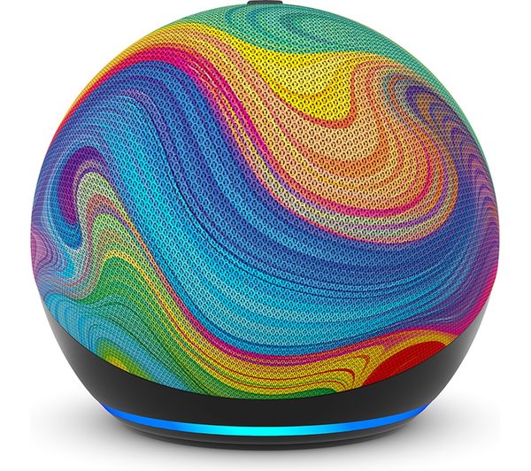 Amazon Echo Dot Kids 5th Gen Smart Speaker With Alexa Rainbow Swirl Amazon Echo Dot Kids 5th Gen Smart Speaker With Alexa Rainbow Swirl