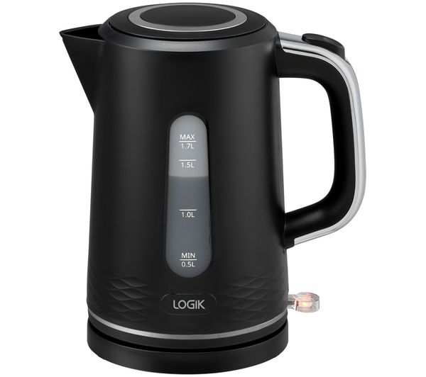 An image of LOGIK L17PKB26 Traditional Kettle - Black