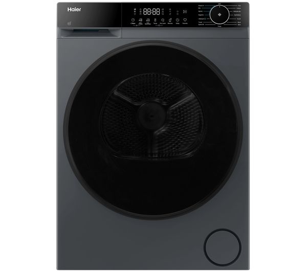 An image of HAIER X Series 5 Plus HD100 D357AGU1-UK WiFi-enabled 10 kg Heat Pump Tumble Dryer - Graphite