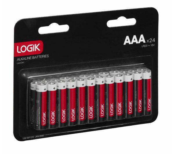 Logik Laaa2417 Aaa Batteries Pack Of 24