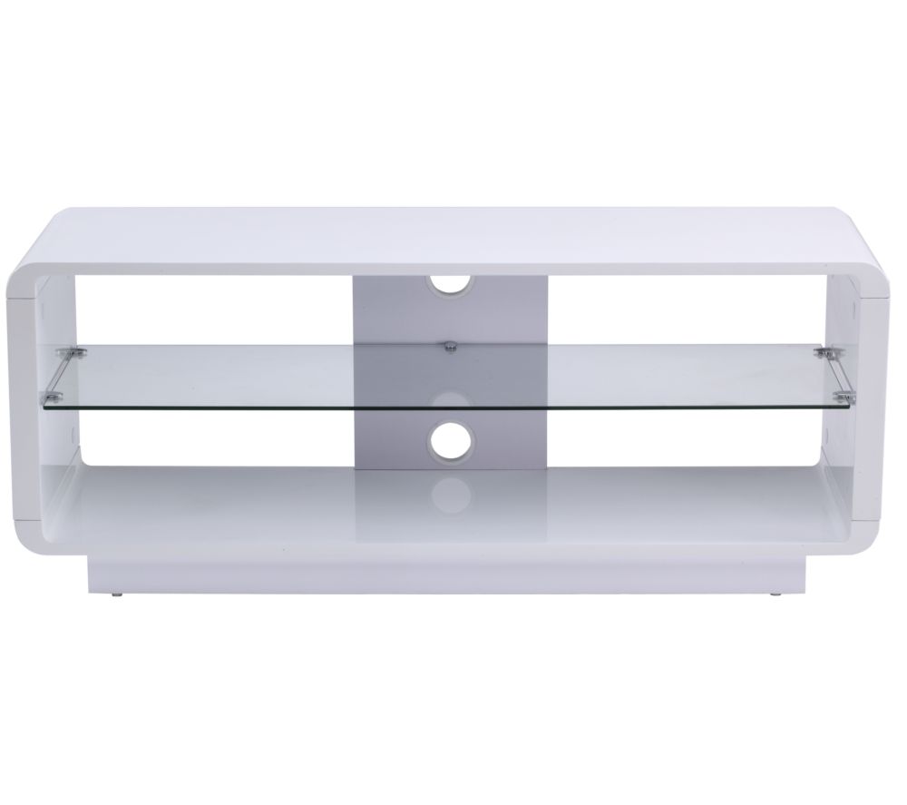 ALPHASON Luna 1200 TV Stand - White, White