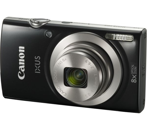 Canon IXUS 185 Compact Camera - Black, Black