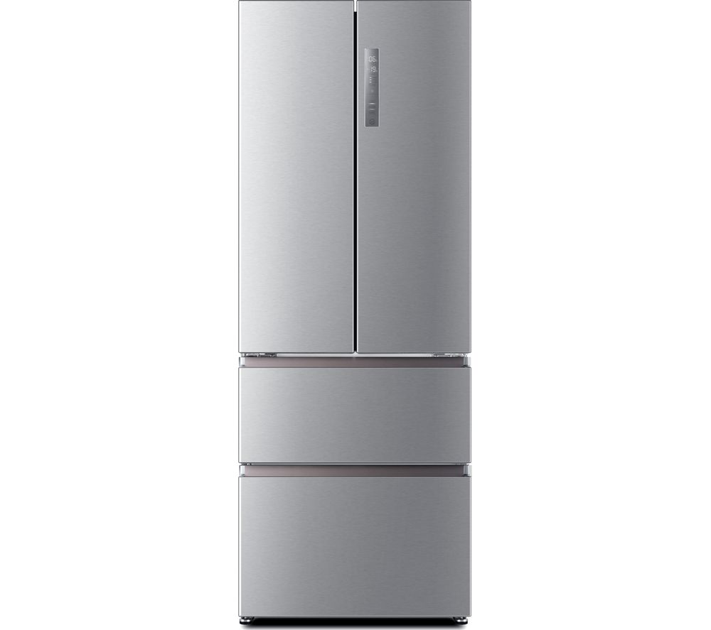 HAIER Slim American Style Fridge Freezer HB16FMAA 60/40 – Stainless Steel, Stainless Steel