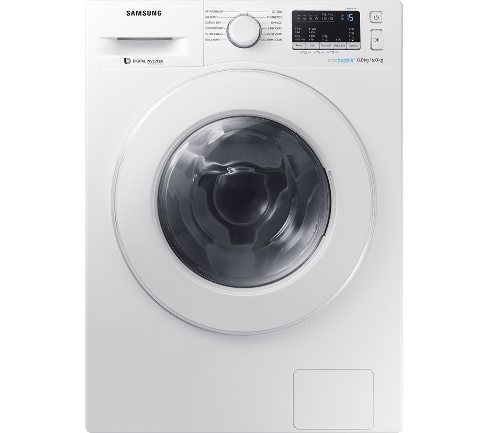 SAMSUNG ecobubble WD80M4453IW/EU 8 kg Washer Dryer Review