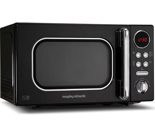 MORPHY RICHARDS Accents 511500 Compact Solo Microwave - Black, Black