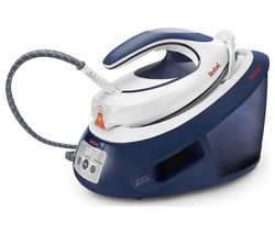 TEFAL Express Anti-Scale SV8053 Steam Generator Iron - Blue and White
