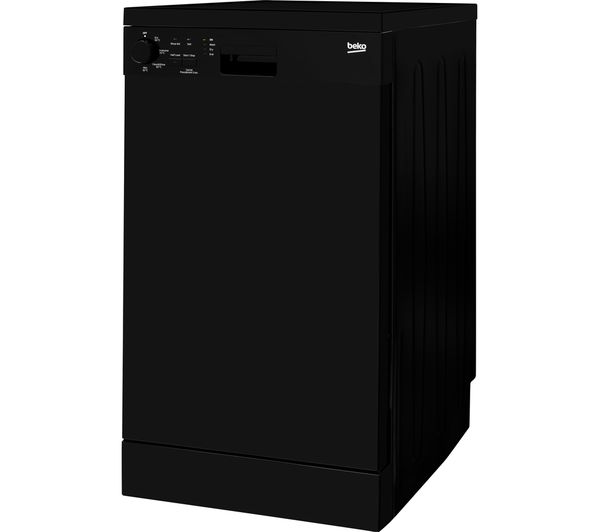 Beko slimline shop dishwasher black