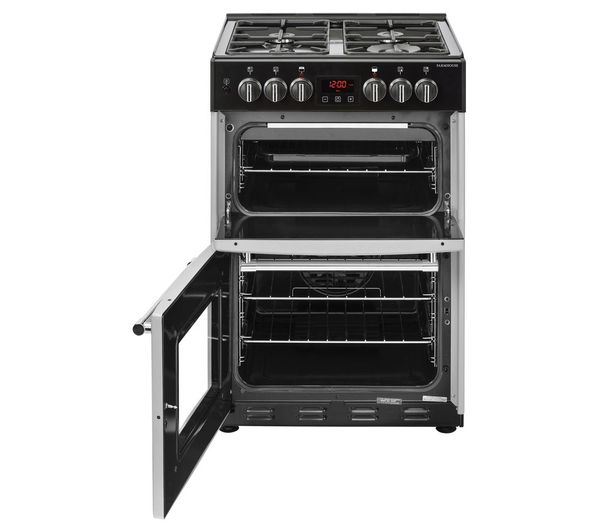 444410790 BELLING Farmhouse 60DF Dual Fuel Cooker Silver & Black Currys Business
