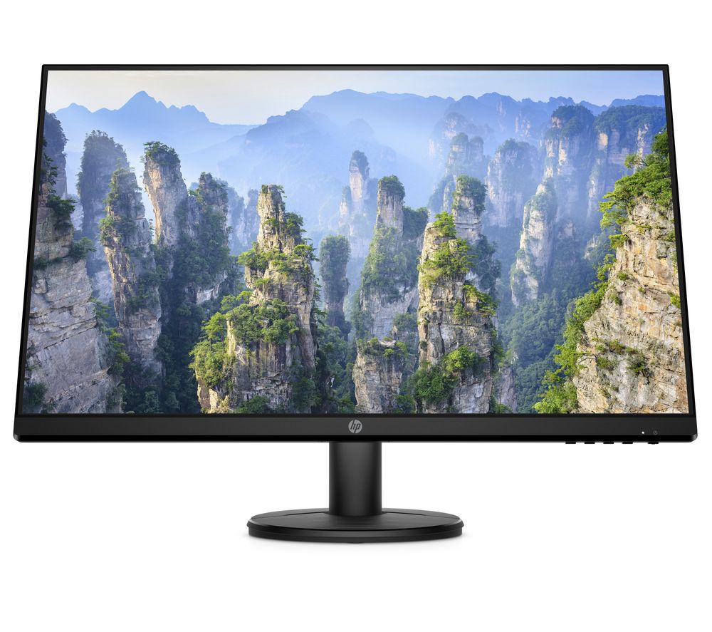 Hp V27i Full Hd 27 Ips Lcd Monitor Black Fast Delivery Currysie