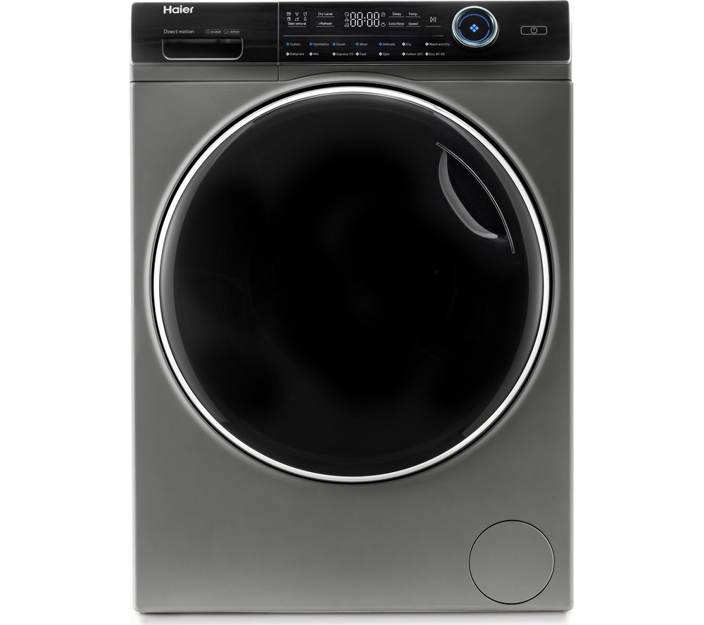 HAIER i-Pro Series 7 HWD80-B14979S 8 kg Washer Dryer - Graphite, Graphite