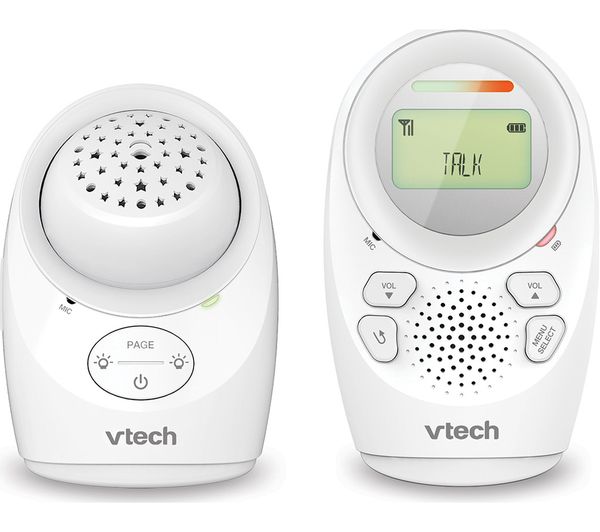 Vtech Dm1212 Digital Audio Baby Monitor White