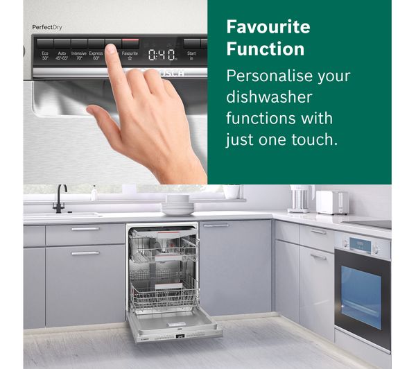 SGV4HCX40G BOSCH Serie 4 SGV4HCX40G Fully Integrated Dishwasher