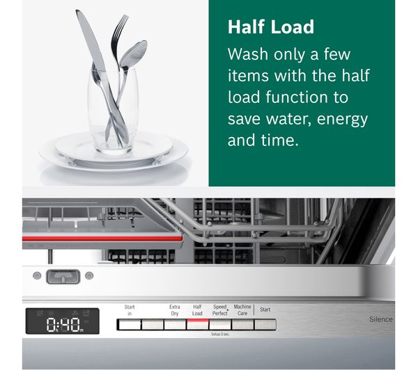 SGV4HCX40G BOSCH Serie 4 SGV4HCX40G Fully Integrated Dishwasher