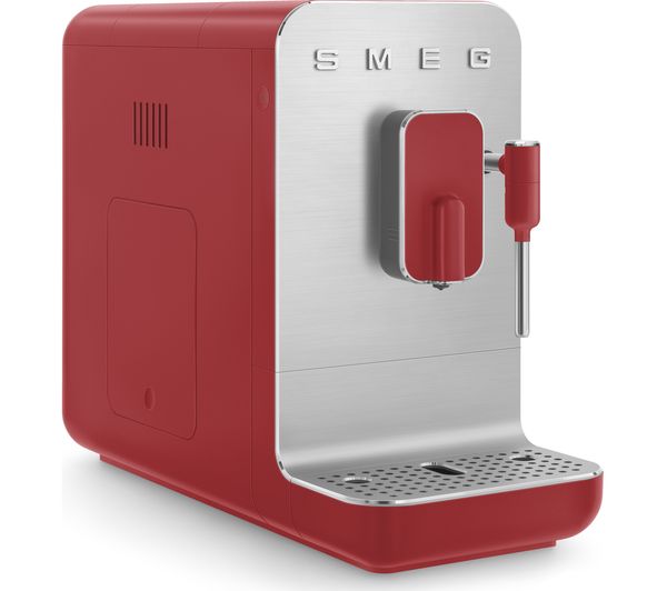 Image of SMEG BCC02RDMUK Bean to Cup Coffee Machine - Matte Red