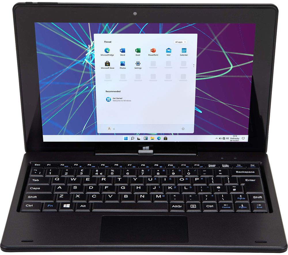 Twin HW275 10.1" 2 in 1 Laptop - Intel® Celeron®, 64 GB SSD, Black