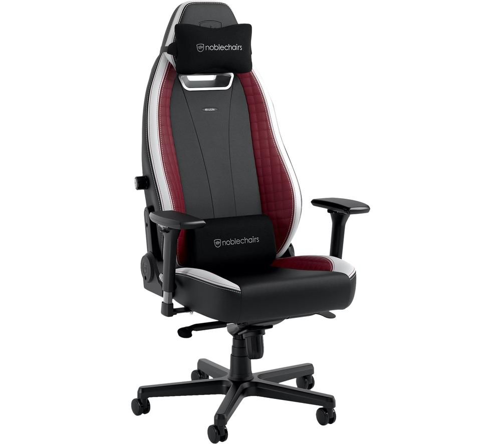 LEGEND Gaming Chair - Black, Red & White
