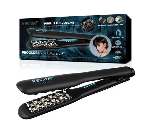 An image of REVAMP Volume & Lift Ceramic Volumiser - Black