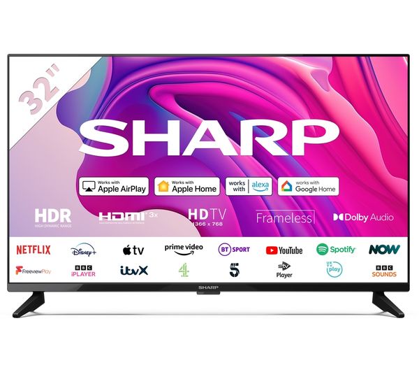 1t C32fd7kf1fb Sharp 1t C32fd7kf1fb 32 Smart Hd Ready Hdr Led Tv Currys Business 4218