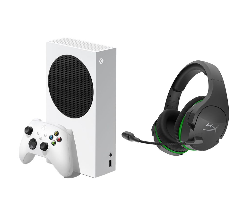 Xbox Series S (512 GB) & CloudX Stinger Core Xbox Wireless Gaming Headset Bundle