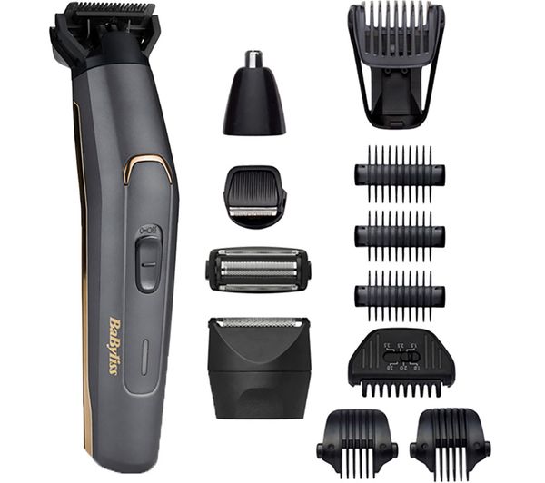 BABYLISS MT987U Graphite Precision 12-in-1 Multi-Trimmer - Graphite & Gold