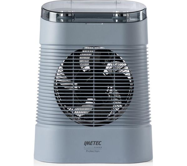 Dreamland Silent Power Protection Hot Cool Fan Heater Grey