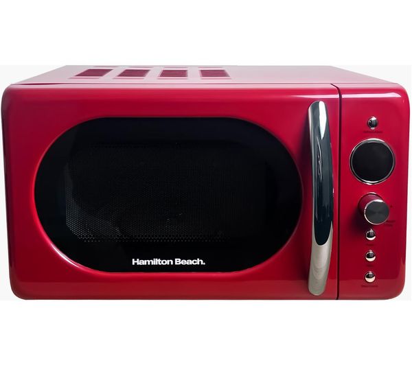 HAMILTON BEACH Retro HB70H20R Compact Solo Microwave - Red