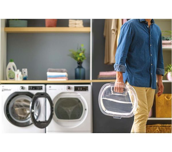 Condenser tumble dryer with top water container on sale