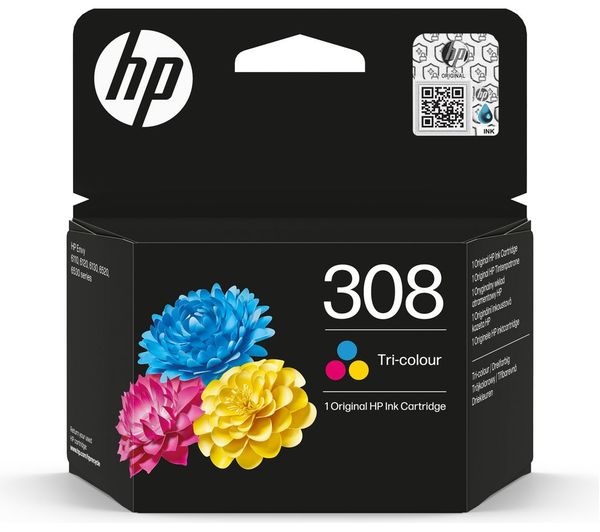 Hp 308 Original Tri Colour Ink Cartridge