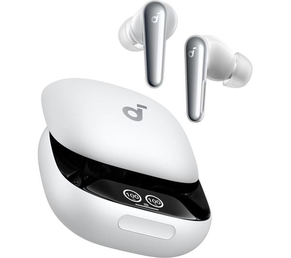 Soundcore Liberty 4 Pro Wireless Bluetooth Noise Cancelling Earbuds White