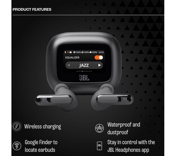 JBL Live Beam 3 Wireless Bluetooth Noise-Cancelling Earbuds