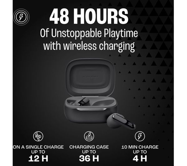 JBL Live Beam 3 Wireless Bluetooth Noise-Cancelling Earbuds
