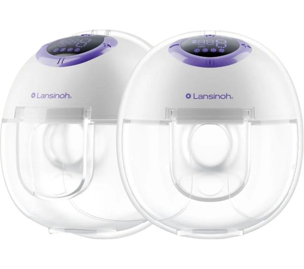 Lansinoh Wearable Double Electric Breast Pump White