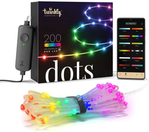 Twinkly Dots Smart 200 Rgb Led String Lights 10 M