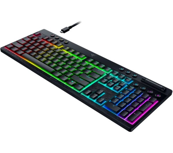 RAZER BlackWidow V4 Low-profile HyperSpeed Wireless Mechanical Gaming Keyboard - Black