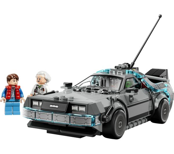 An image of LEGO Speed Champions 77256 Time Machine from Back to the Future Set