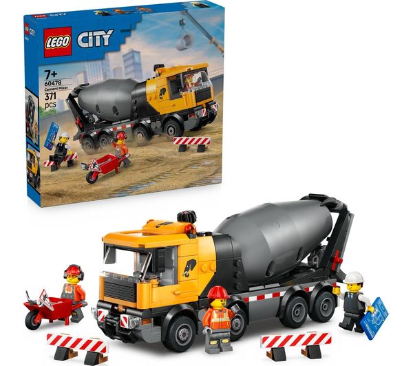 An image of LEGO City 60478 Cement Mixer Set