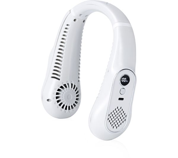 STATUS Rechargeable Neck Fan - White