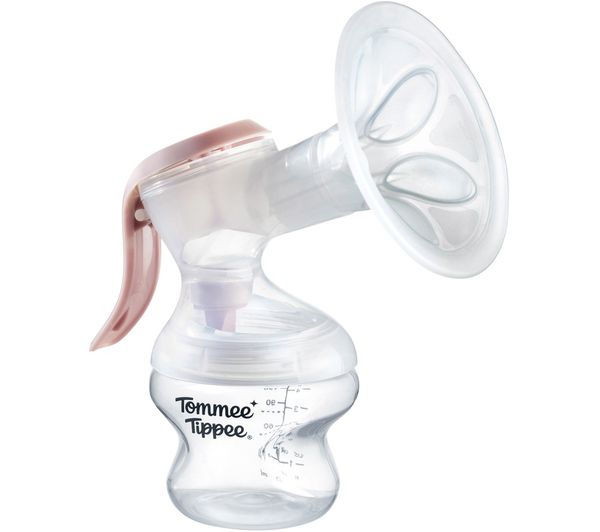An image of TOMMEE TIPPEE Single Manual Breast Pump - White