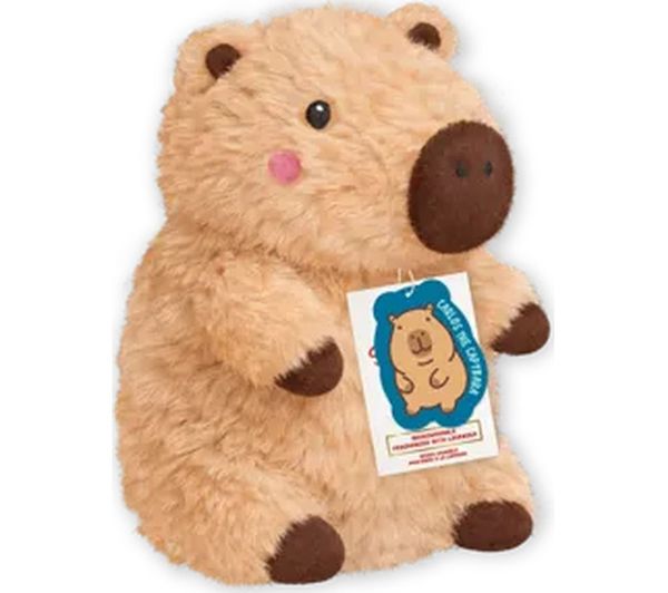 An image of AROMA HOME Carlos Capybara Snuggable Hottie - Brown