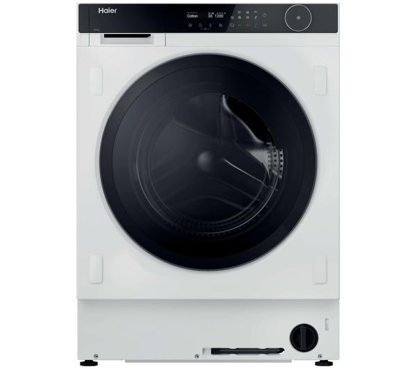 An image of HAIER HWDB10B14858U1UK WiFi-enabled 10 kg Washer Dryer - White