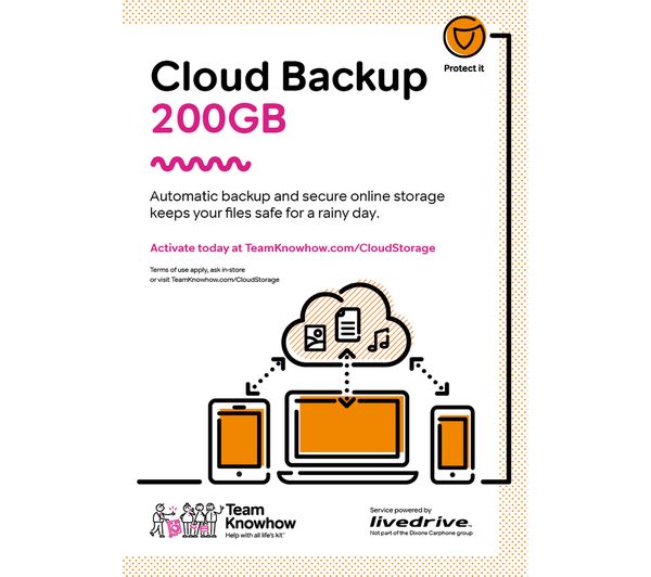 KNOWHOW Cloud Storage 200 GB - 2 Mobile Devices