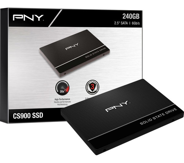 3536403351724 - PNY CS900 2.5 Internal SSD - 240 GB - Currys Business
